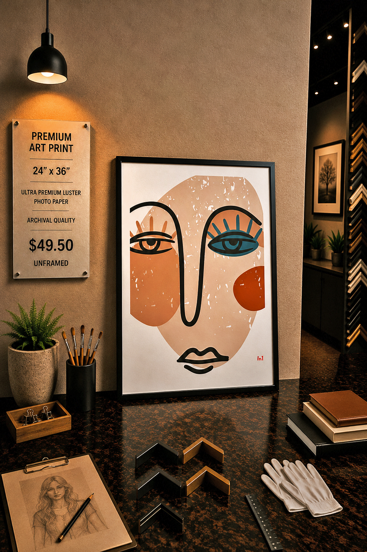 Beauty - Premium Art Print - 24"w x 36"h