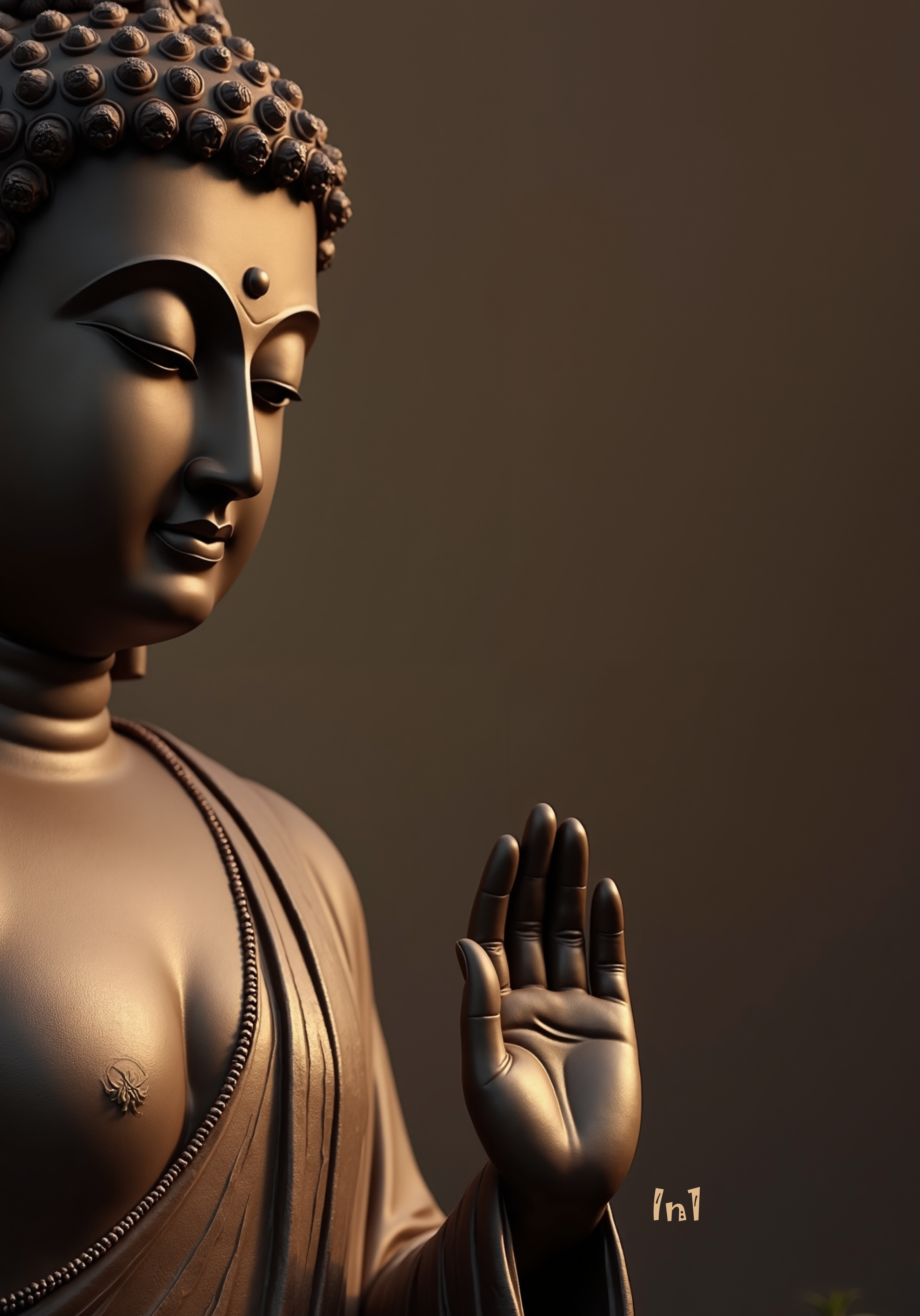 Buddha and Time - Canvas Wall Art - 30