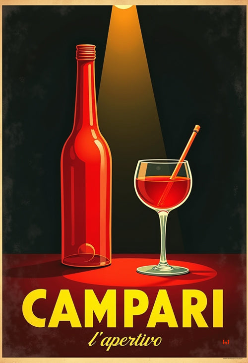 Campari Lapertivo - Premium Art Print - 24