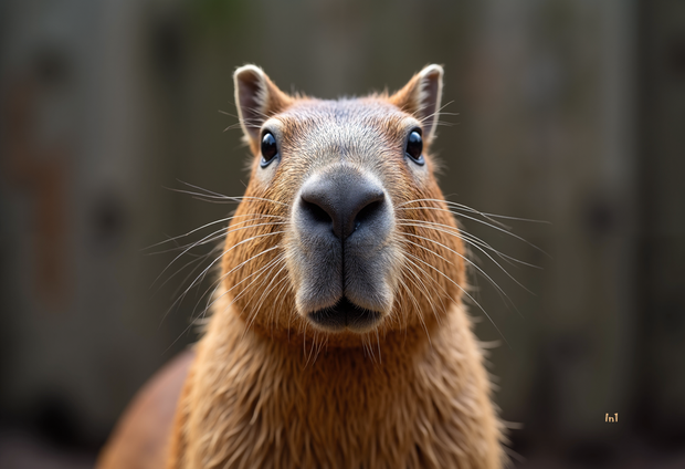 "Capybara" Canvas Wall Art - 60"w x 40"h