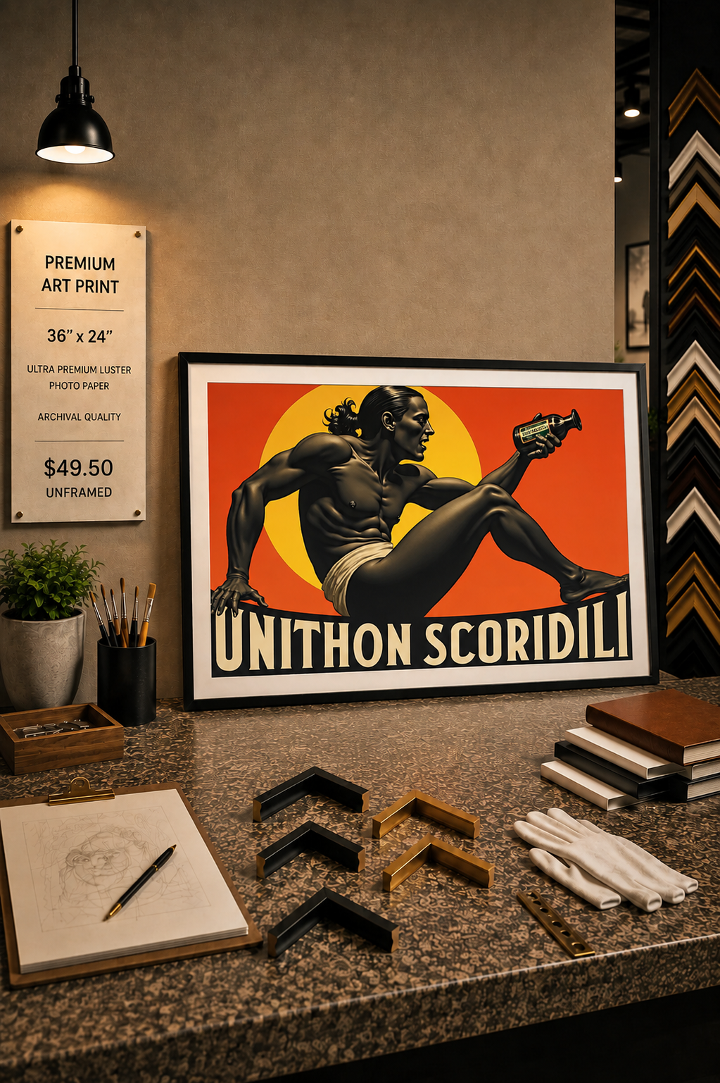 Unithon Scoridili - Premium Art Print - 36
