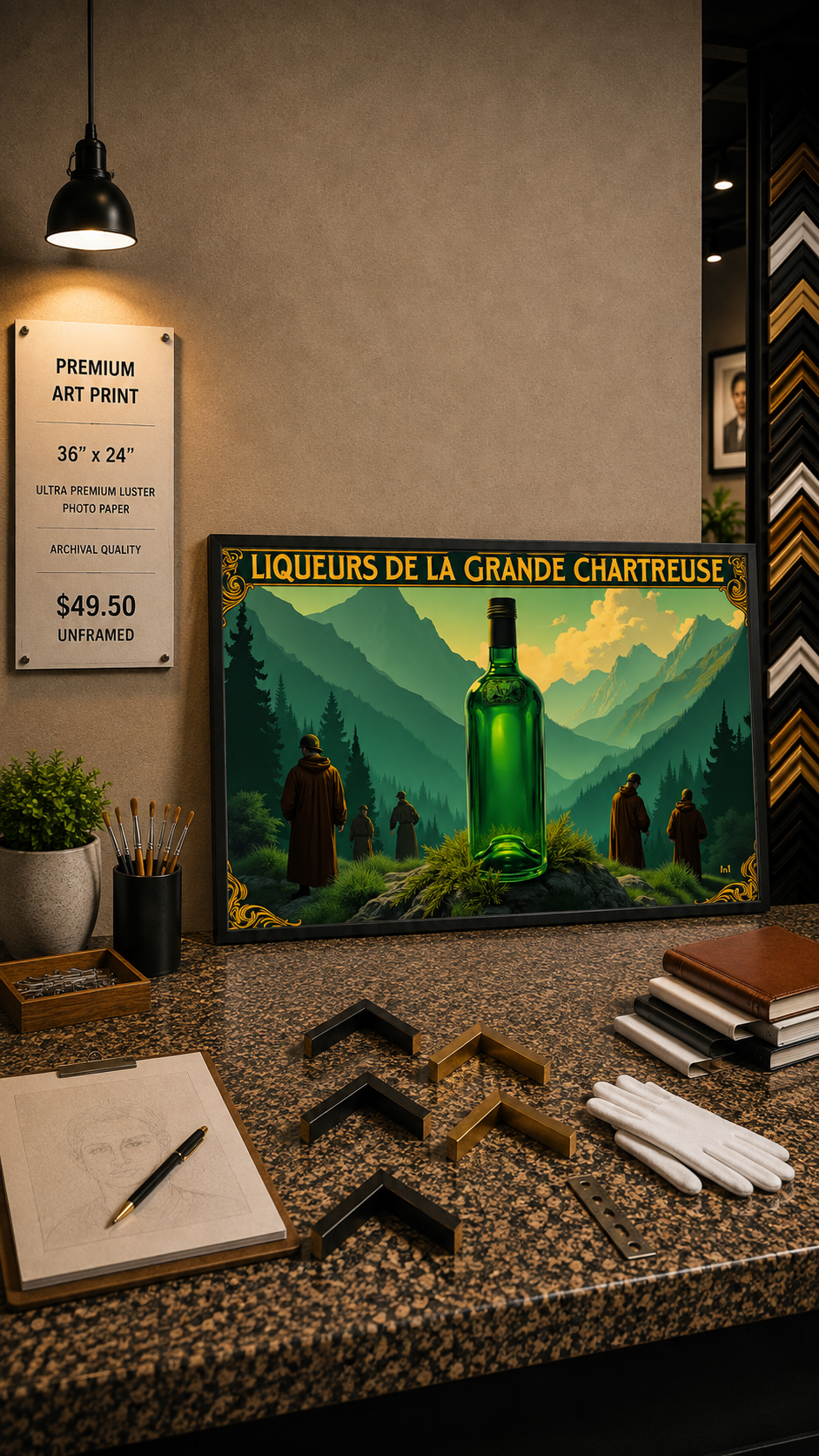 Chartreuse - Premium Art Print - 36"w x 24"h