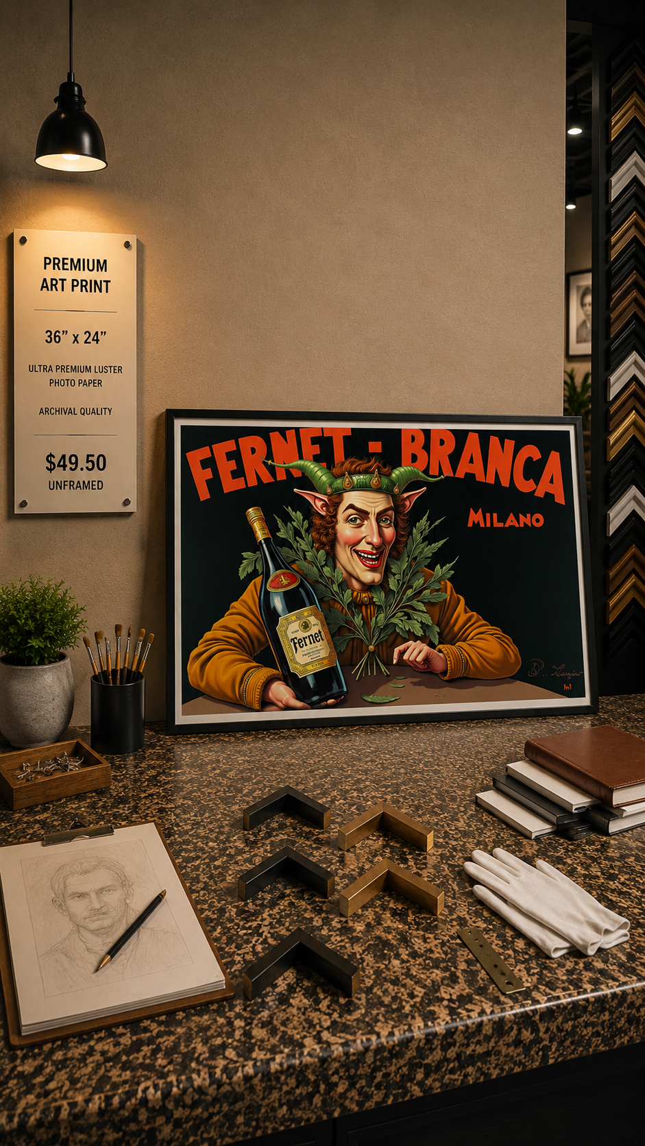 Fernet-Branca Milano - Premium Art Print - 35