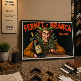 Fernet-Branca Milano - Premium Art Print - 35
