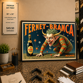 Fernet-Branca Milano II - Premium Art Print - 36