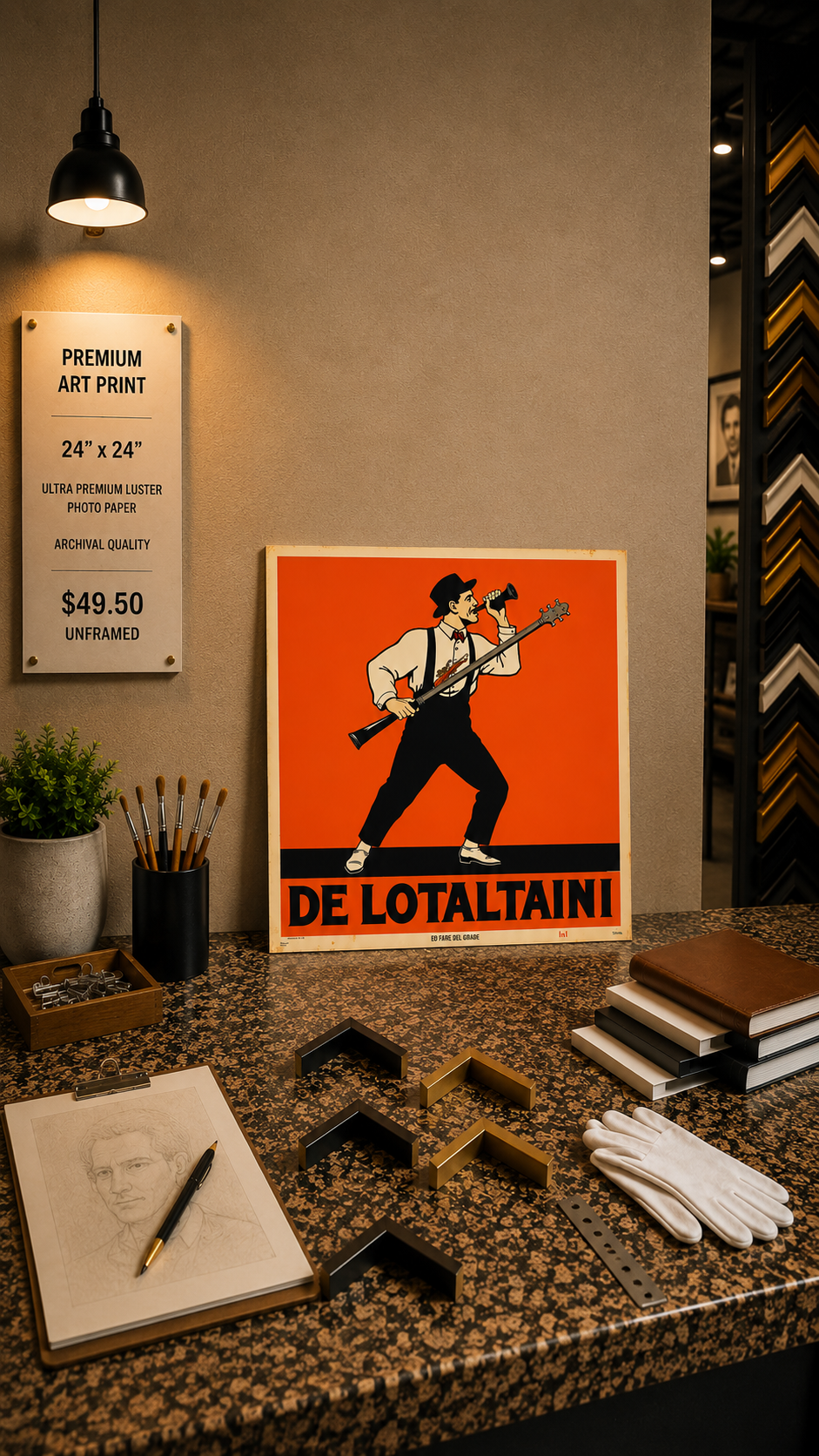 De Lotaltaini - Premium Art Print - 24