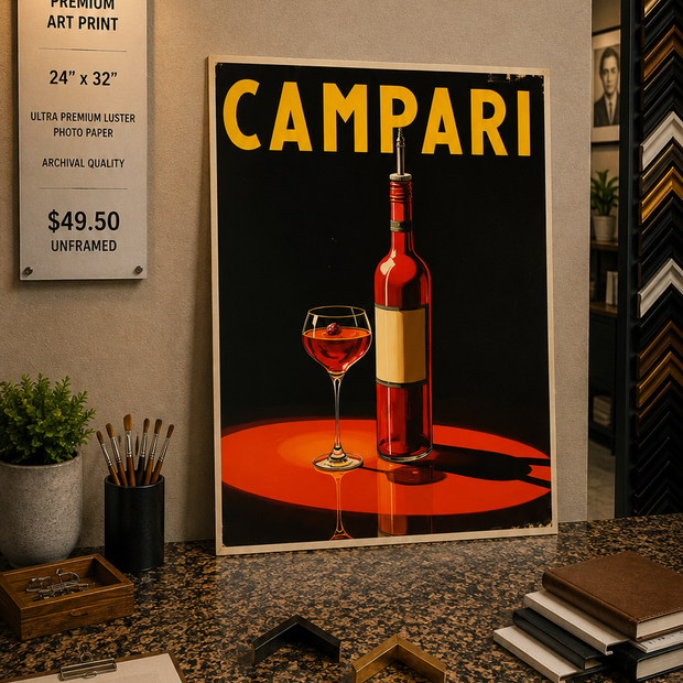 Campari - Premium Art Print - 24"w x 32"h