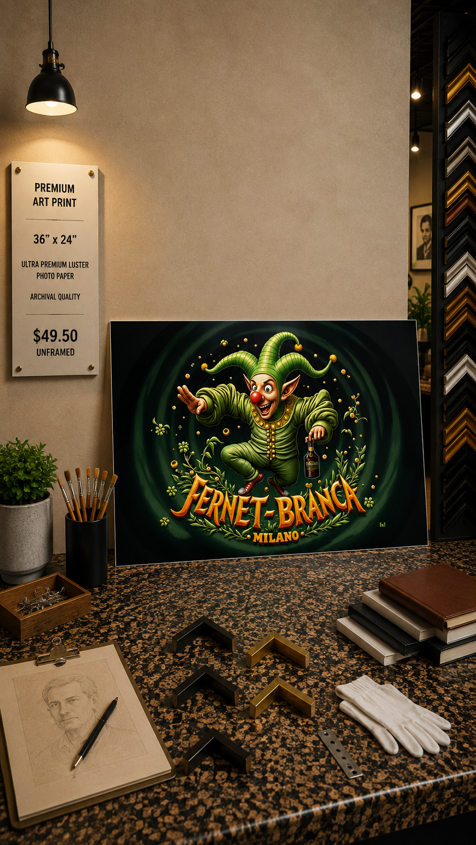 Fernet-Branca Milano - Premium Art Print - 36