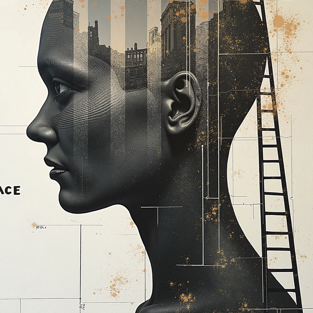 “Built Within” – 40"w x 55"h Canvas Wall Art