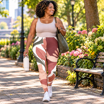Paper Garden | Art in Motion Leggings with pockets