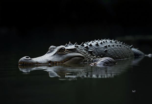 "Alligator" Canvas Wall Art - 60"w x 40"h
