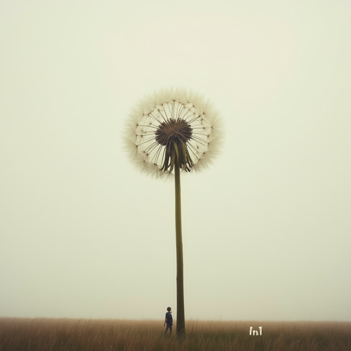 "Dandelion" Canvas Wall Art - 28"w x 40"h