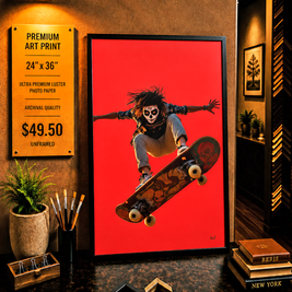 Dead Air - Premium Art Print - 24:w x 36