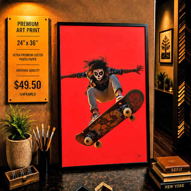 Dead Air - Premium Art Print - 24"w x 36"h