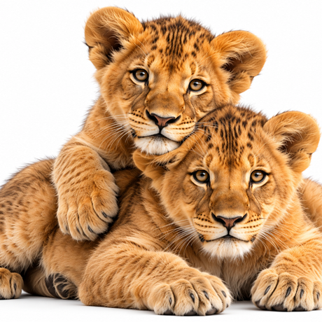 "Double Trouble" - Canvas Wall Art - 48"w x 32"h