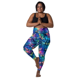 Dragonfly Dreams design on leggings for women