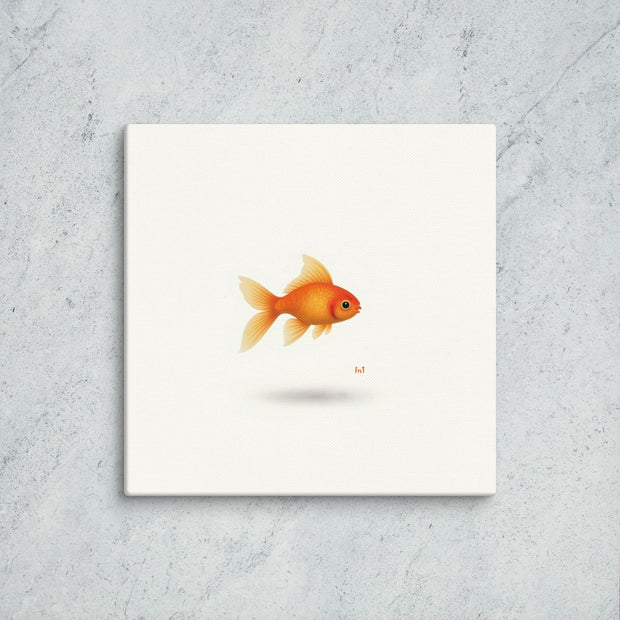 Goldfish. Children's Room or bathroom. Fish image.