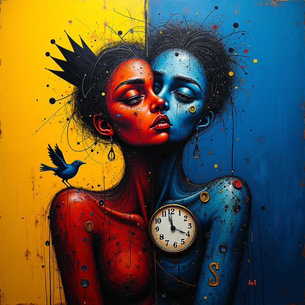 "11:20" - 36"w x 36"h Canvas Wall Art