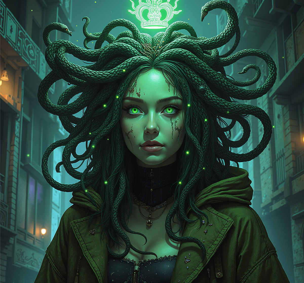 Emerald Medusa- Mouse pad