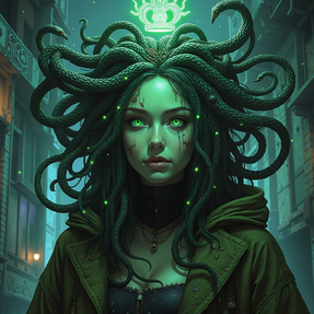 Emerald Medusa- Mouse pad