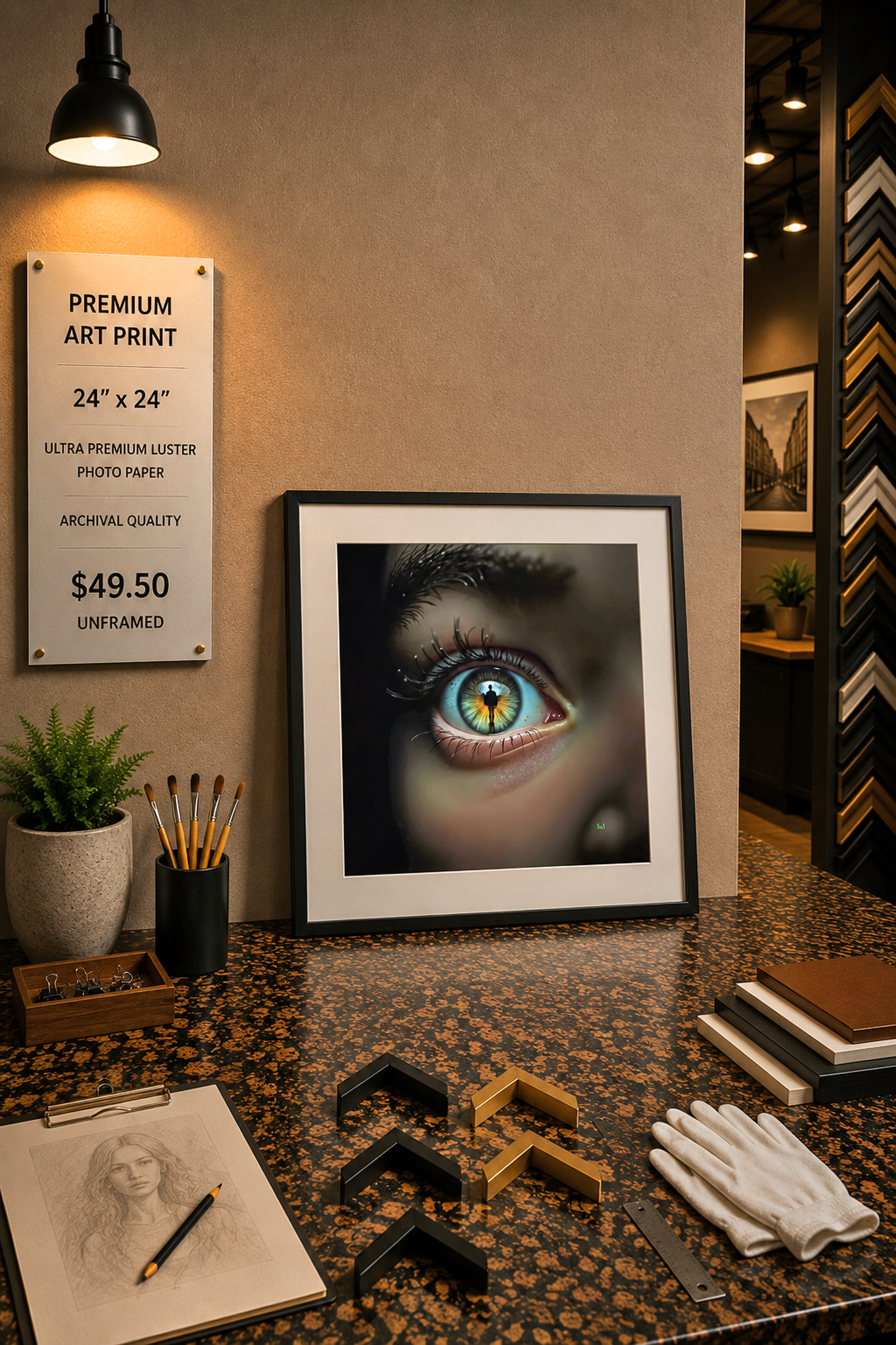 Eye See You - Premium Art Print - 24