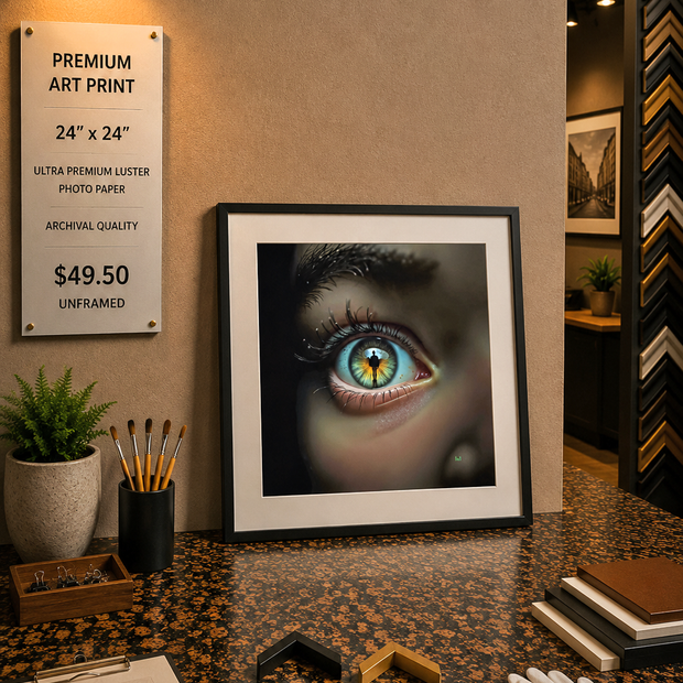 Eye See You - Premium Art Print - 24"w x 24"h