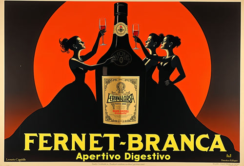 Fernet-Branca Apertivo - Premium Art Print - 36