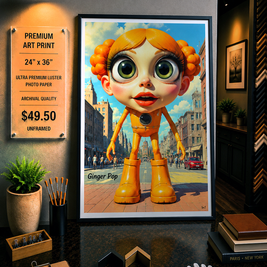 Ginger Pop - Premium Art Print - 24