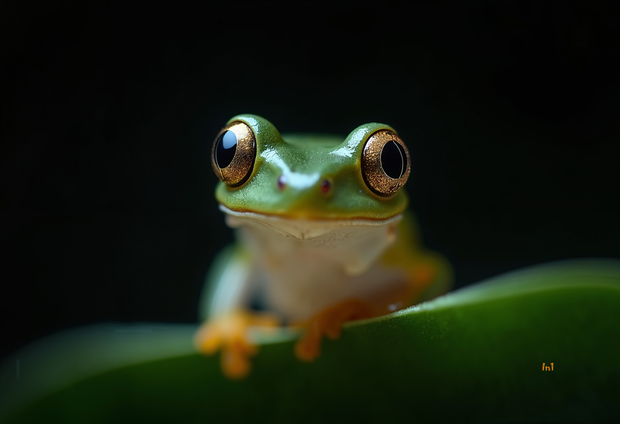 "Glass Frog" Canvas Wall Art - 60"w x 40"h