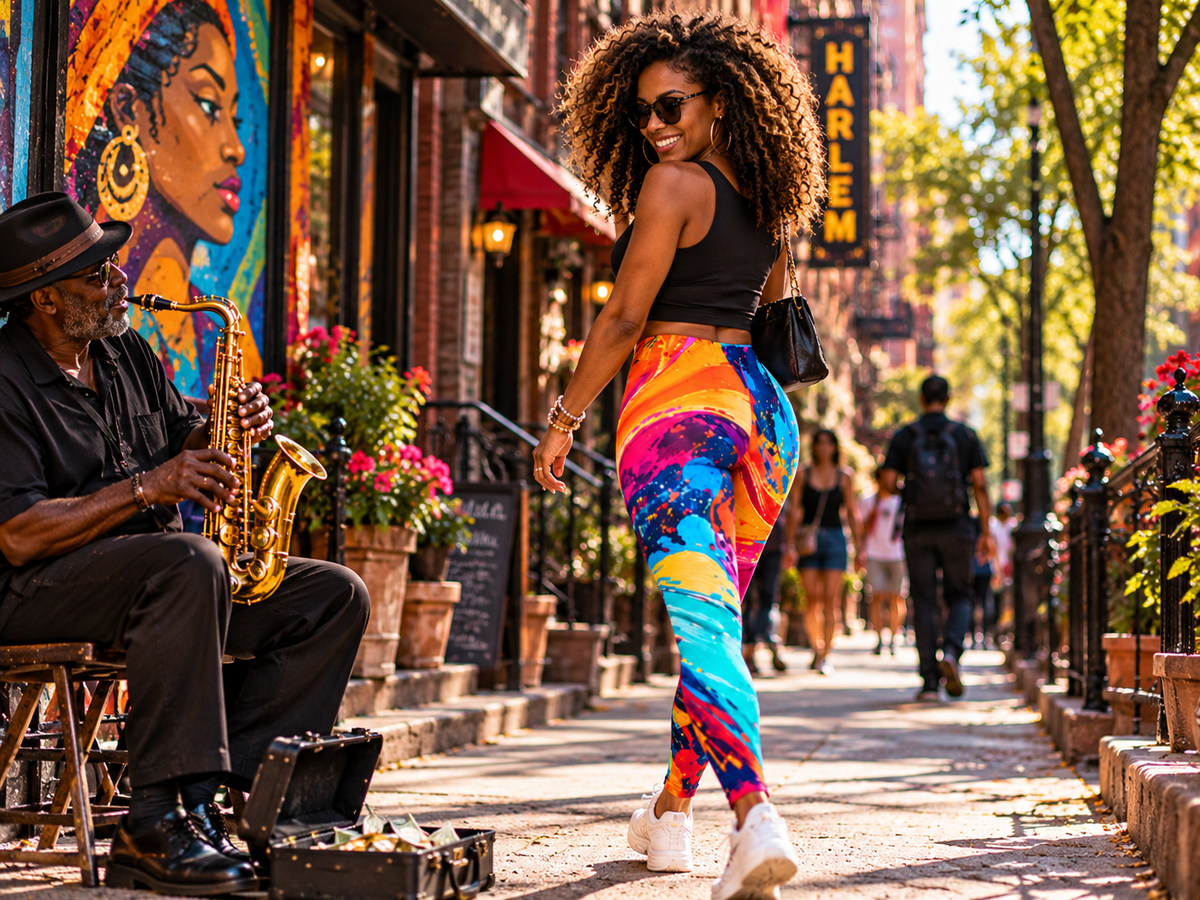 Chromatic Rush | Art in Motion Leggings