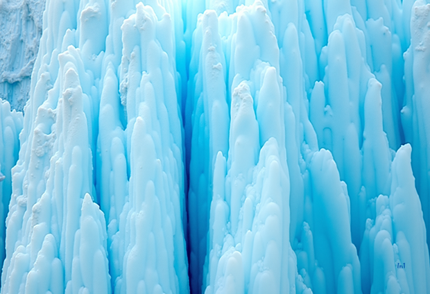 "Ice Wall" Canvas Wall Art - 60"w x 40"h