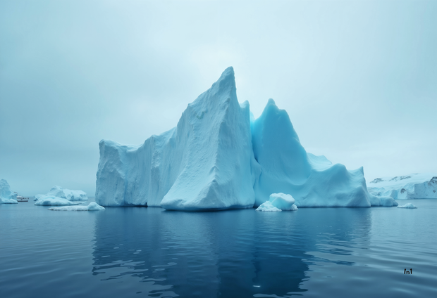 "Iceberg" Canvas Wall Art - 40"w x 60"h