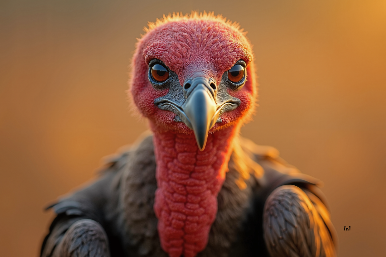 “Lappet-Faced Vulture Keeper of nature’s balance
