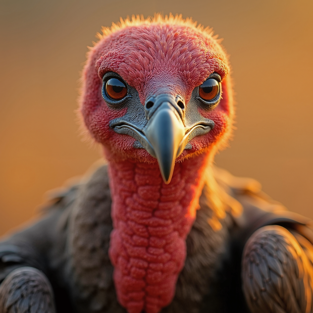 “Lappet-Faced Vulture Keeper of nature’s balance" 60"w x 40"h Canvas Wall Art