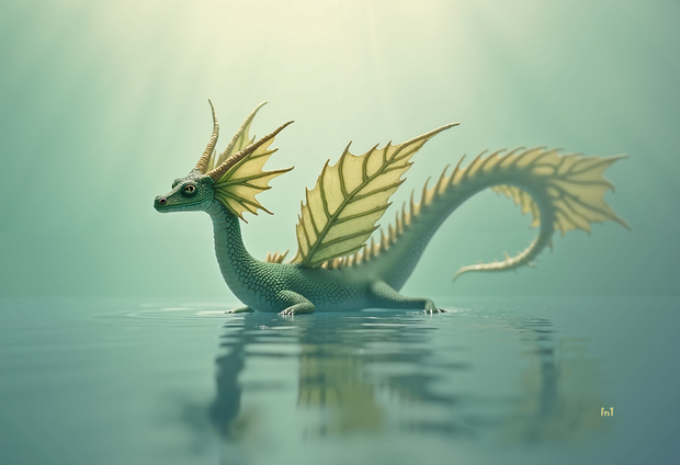 "Leafy Sea Dragon II" Canvas Wall Art - 18"w x 12"h