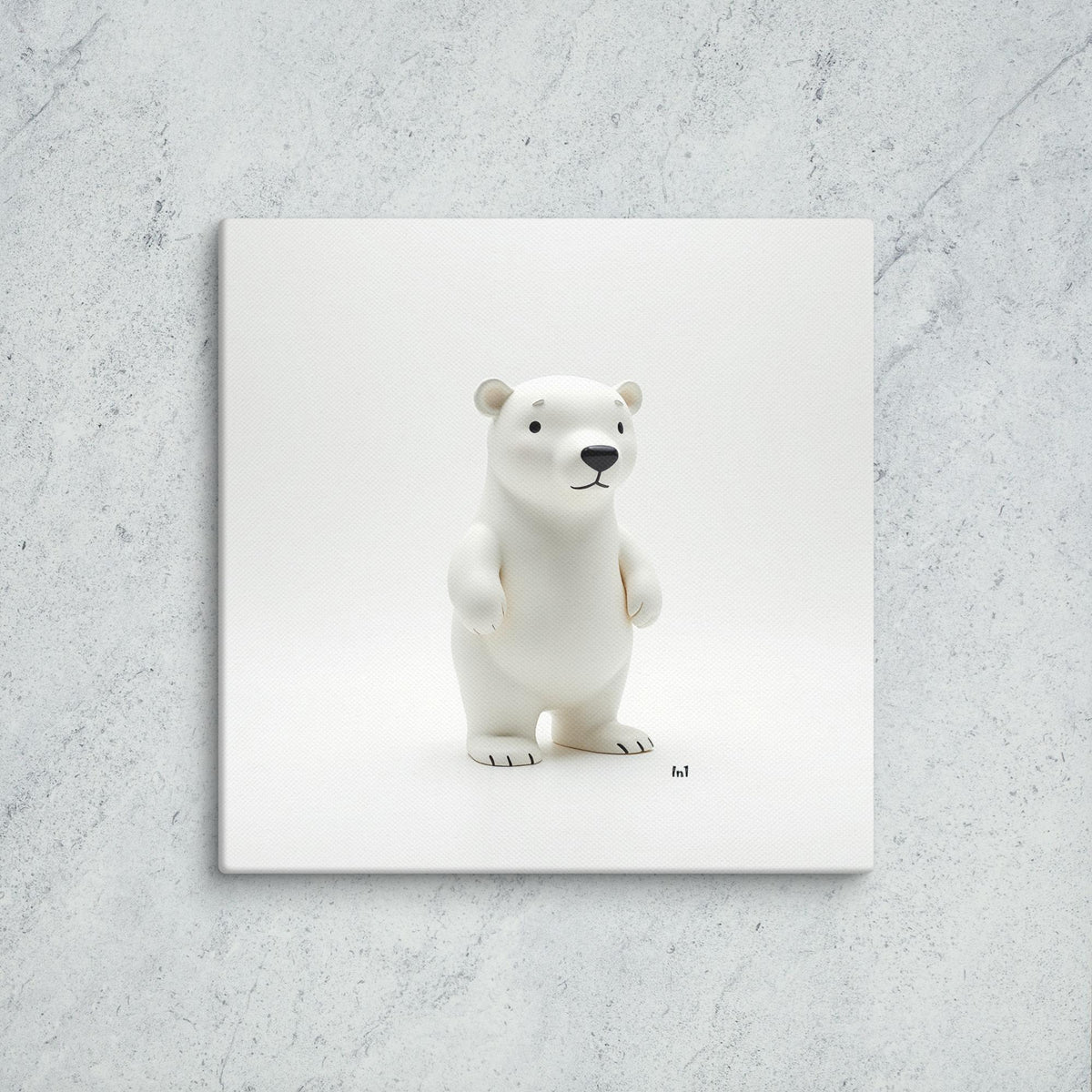 Small children's polar bear. children's bedroom or bathroom.  Playrooms.