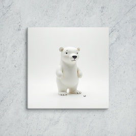 Small children's polar bear. children's bedroom or bathroom.  Playrooms.