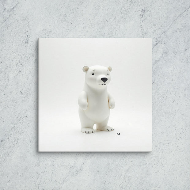 Small children's polar bear. children's bedroom or bathroom.  Playrooms.