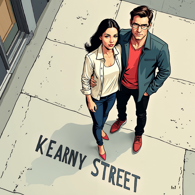 "Kearny" - 36"w x 36"h Canvas Wall Art