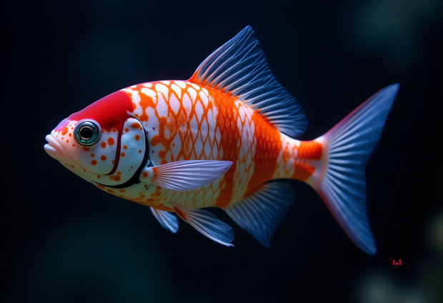 "Mandarin Fish" Canvas Wall Art - 18"w x 12"h