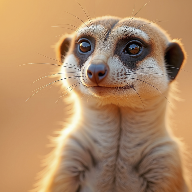 “Meerkat"- 60"w x 40"h Canvas Wall Art