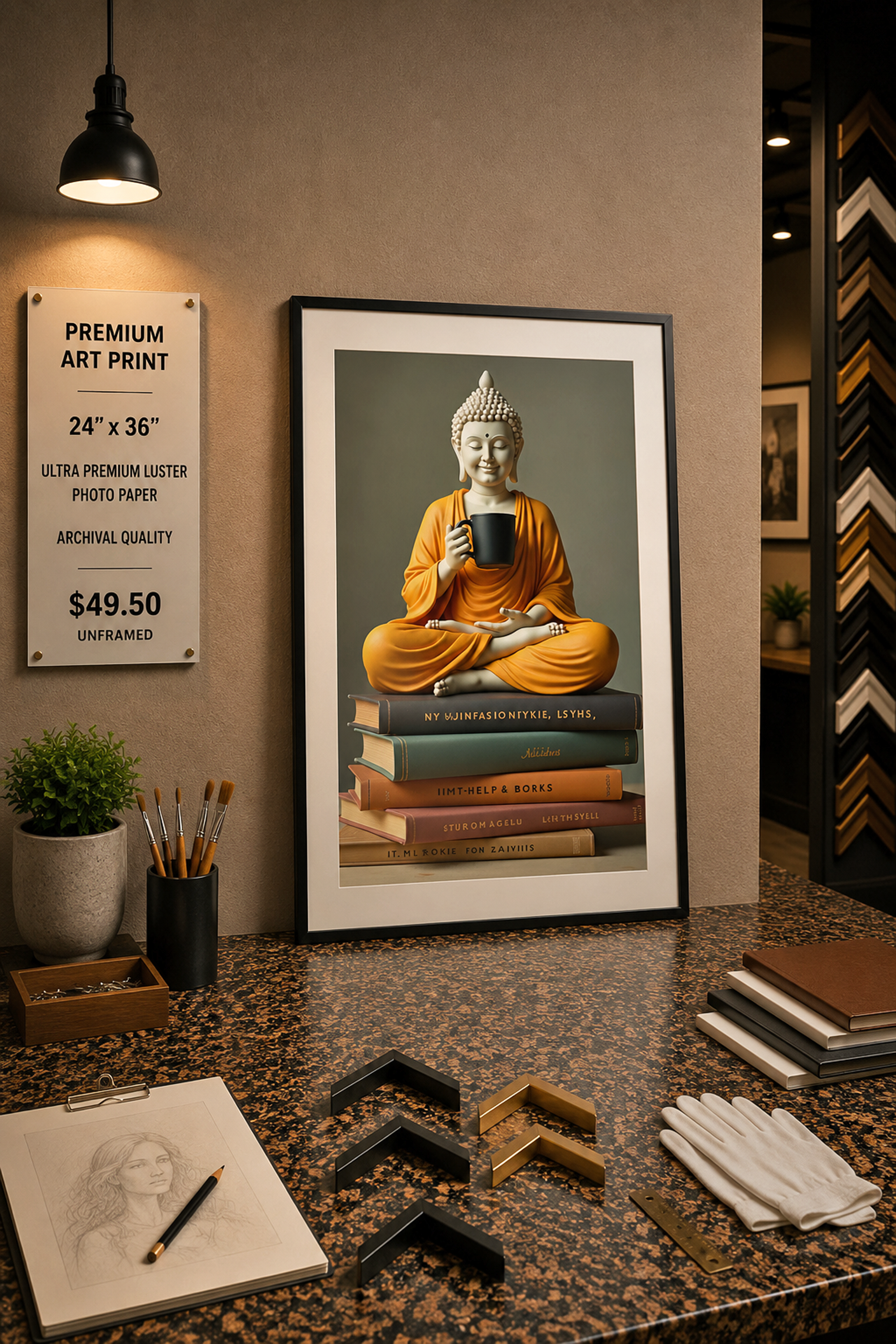 Namaste - Premium Art Print - 24