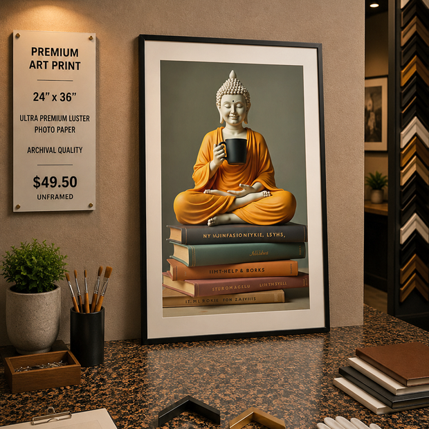Namaste - Premium Art Print - 24"w x 36"h