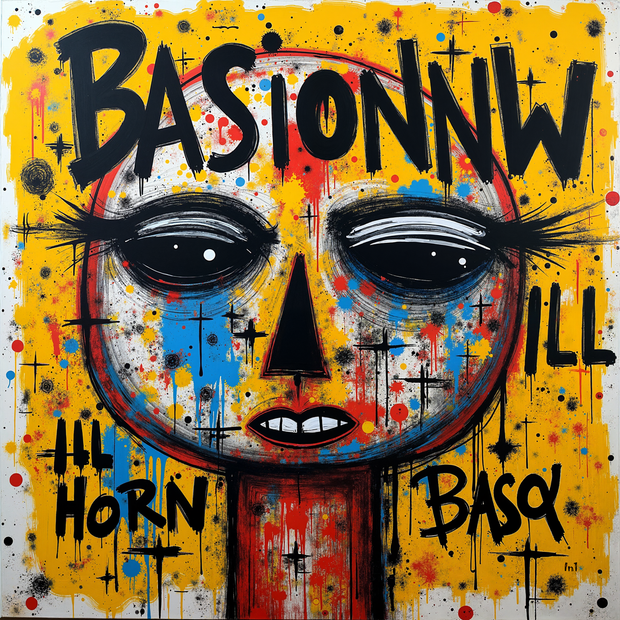 “Signal in the Noise” - 37"w x 37"h Canvas Wall Art