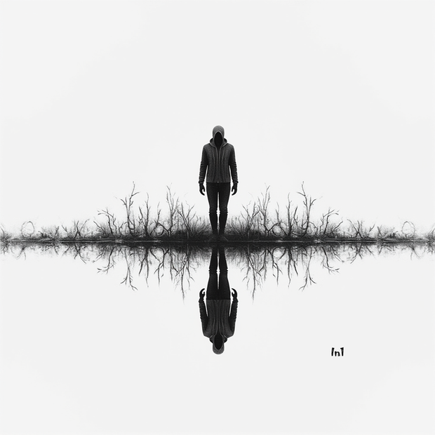 "Reflections of One" Canvas Wall Art - 37"w x 37"h