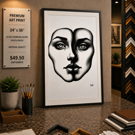 Shared Smile - Premium Art Print - 24