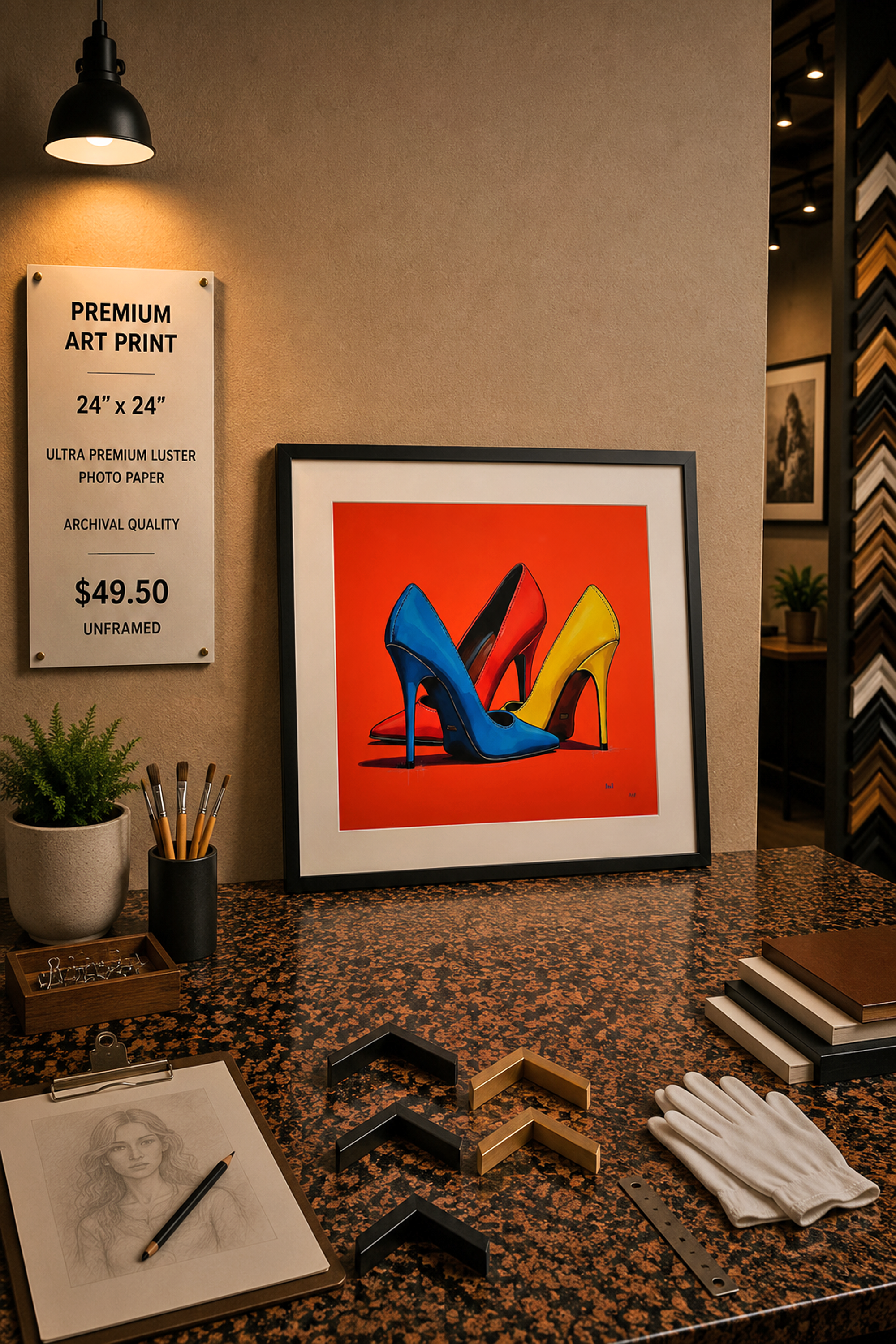 Primary Seduction - Premium Art Print - 24