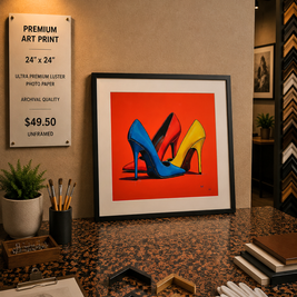 Primary Seduction - Premium Art Print - 24