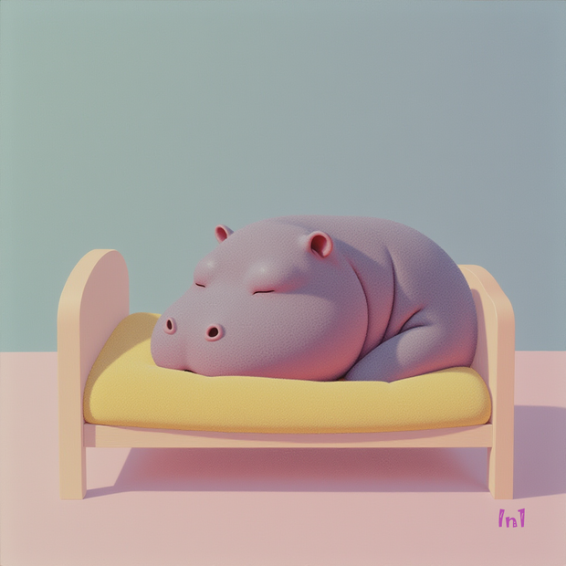 "Soft as a Dream" - 24"w x 24"h Canvas Wall Art