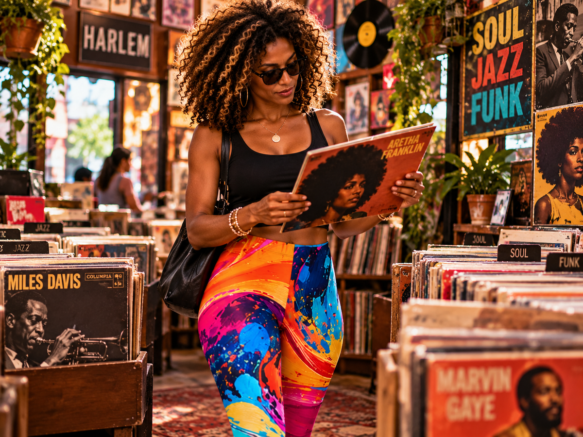 Chromatic Rush | Art in Motion Leggings